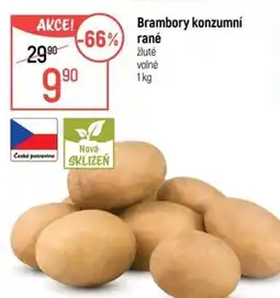 Globus Brambory konzumní rané nabídka