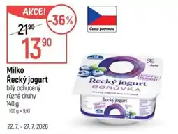Globus Milko Řecký jogurt nabídka