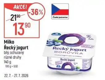 Globus Milko Řecký jogurt nabídka