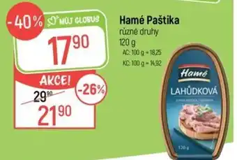 Globus Hamé Paštika nabídka