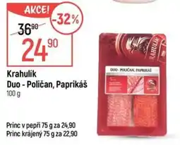 Globus Krahulik Duo-Poličan, Paprikáš nabídka