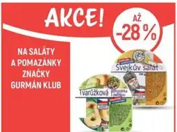 Globus Na saláty a pomazánky značky Gurmán klub nabídka