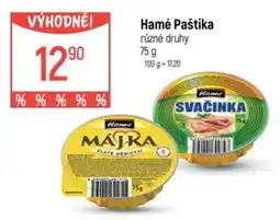 Globus Hamé Paštika nabídka