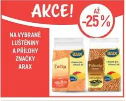 Globus Na vybrané luštěniny a přílohy značky Arax nabídka