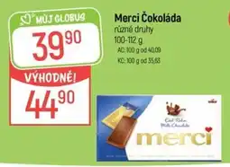 Globus Merci Čokoláda nabídka