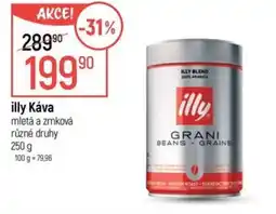 Globus Illy Káva nabídka