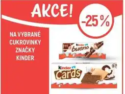 Globus Na vybrané cukrovinky značky Kinder nabídka