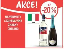 Globus Na vermuty a šumivá vína značky Cinzano nabídka