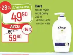 Globus Dove tekuté mýdlo nabídka