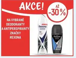 Globus Na vybrané deodoranty a antiperspiranty značky Rexona nabídka