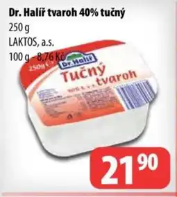 Partner Maloobchodní síť Dr. Halíř tvaroh 40% tučný nabídka