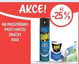 Globus Na prostředky proti hmyzu značky Raid nabídka