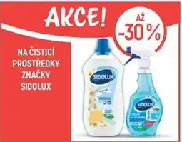 Globus Na čisticí prostředky značky Sidolux nabídka