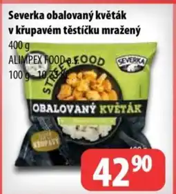 Partner Maloobchodní síť Severka obalovaný květák v křupavém těstíčku mražený nabídka