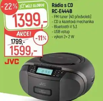 Globus Rádio s CD RC-E444B nabídka
