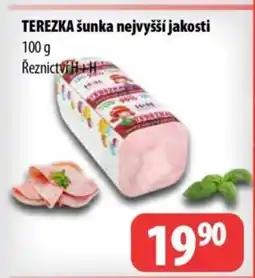 Partner Maloobchodní síť TEREZKA šunka nejvyšší jakosti nabídka