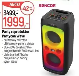 Globus Párty reproduktor Partycon Wave nabídka