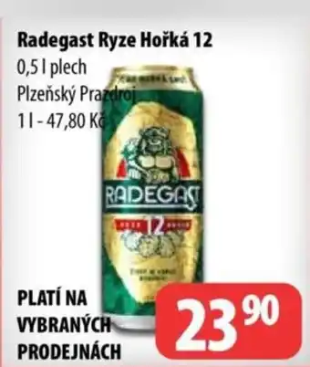 Partner Maloobchodní síť Radegast Ryze Hořká 12 nabídka