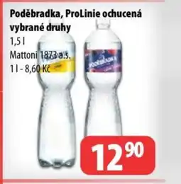 Partner Maloobchodní síť Poděbradka, ProLinie ochucená vybrané druhy nabídka