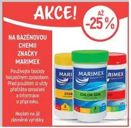 Globus Na bazénovou chemii značky Marimex nabídka