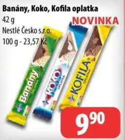Partner Maloobchodní síť Banány, Koko, Kofila oplatka nabídka