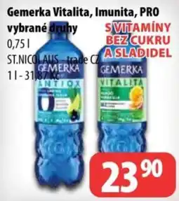 Partner Maloobchodní síť Gemerka Vitalita, Imunita, PRO vybrané druhy nabídka