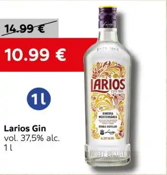 VELTA Free Shop Larios Gin nabídka