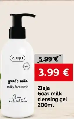 VELTA Free Shop Ziaja Goat milk clensing gel nabídka