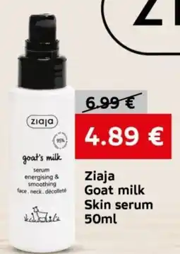 VELTA Free Shop Ziaja Goat milk Skin serum nabídka