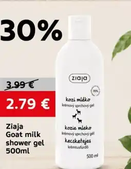 VELTA Free Shop Ziaja Goat milk shower gel nabídka