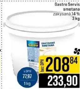 Jip Gastro Servis smetana zakysaná 14% 3 kg nabídka