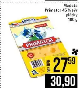 Jip Madeta Primator 45 % sýr plátky nabídka