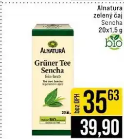 Jip Alnatura zelený čaj Sencha nabídka