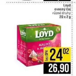 Jip Loyd ovocný čaj různé druhy nabídka