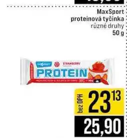 Jip MaxSport proteinová tyčinka různé druhy nabídka