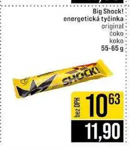 Jip Big Shock! energetická tyčinka original čoko koko nabídka