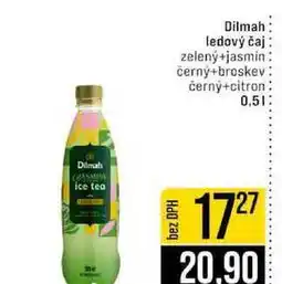 Jip Dilmah ledový čaj zelený+jasmin černý+broskev černý+citron 0,5l nabídka