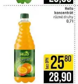 Jip Hello koncentrát různé druhy nabídka