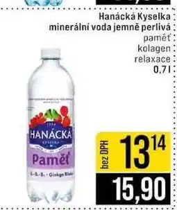 Jip Hanácká Kyselka minerálni voda jemně perlivá paměť kolagen relaxace nabídka
