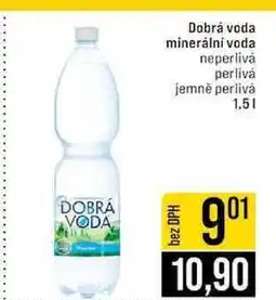 Jip Dobrá voda minerální voda neperlivá perlivá jemně perlivá nabídka