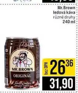 Jip Mr.Brown ledová káva různé druhy nabídka