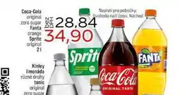 Jip Coca-Cola original zero sugar Fanta orange Sprite original nabídka