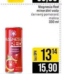 Jip Magnesia Red minerálni voda červený pomeranč malina nabídka