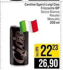 Jip Cantine Sgarzi Luigi Ciao Frizzante IGP Secco Bianco Rosato Moscato nabídka