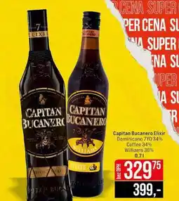 Jip Capitan Bucanero Elixir Dominicano 7YO 34% Coffee 34% Williams 36% nabídka