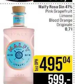 Jip Malfy Rosa Gin 41% Pink Grapefruit Limone Blood Orange Originale nabídka