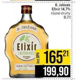 Jip R. Jelínek Elixir 14,7% různé druhy nabídka