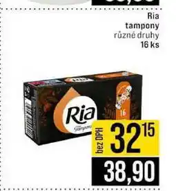 Jip Ria tampony různé druhy 16 ks nabídka