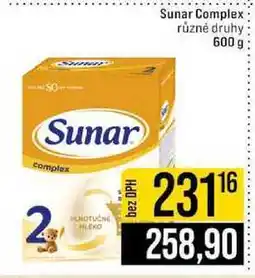 Jip Sunar Complex různé druhy nabídka