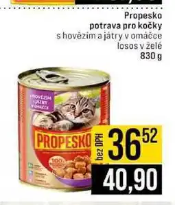Jip Propesko potrava pro kočky s hovězím a játry v omáčce losos v želé nabídka